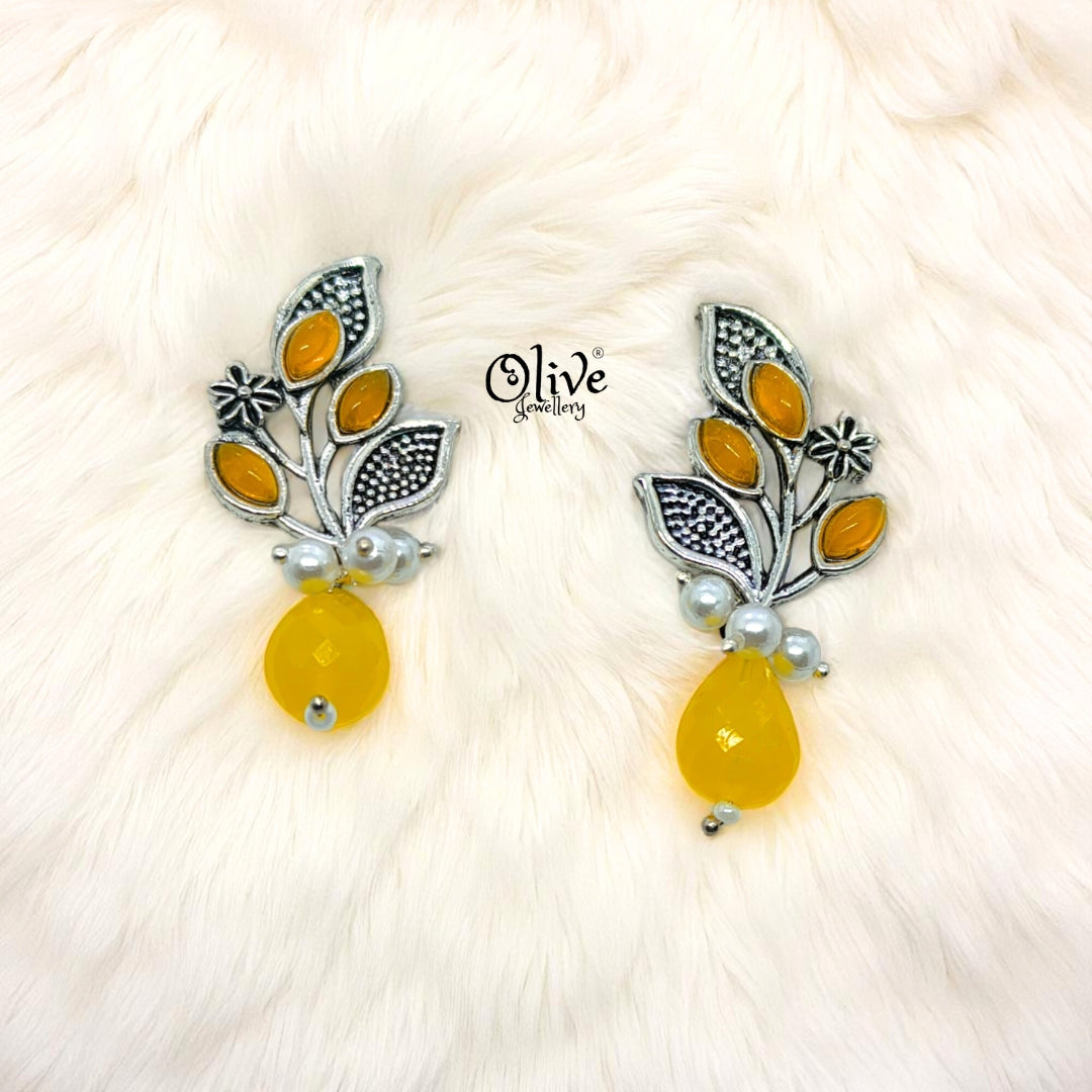 Oxidized Earrings - 146