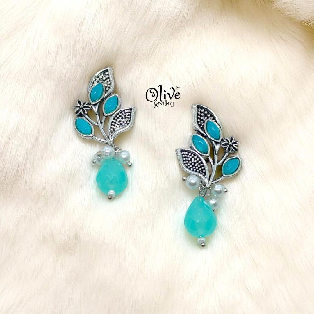 Oxidized Earrings - 146