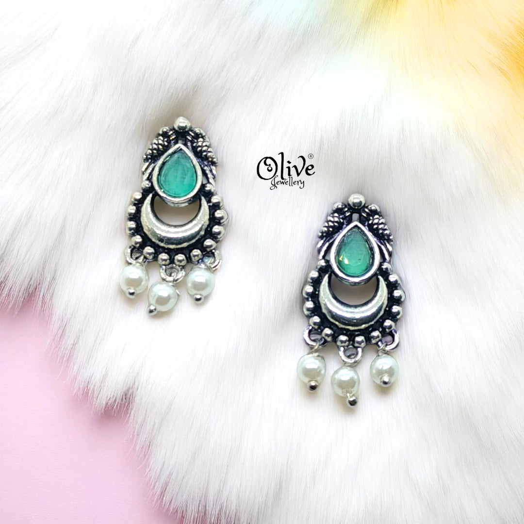 Oxidized Earrings - 164
