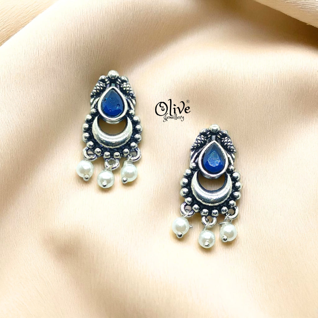 Oxidized Earrings - 164