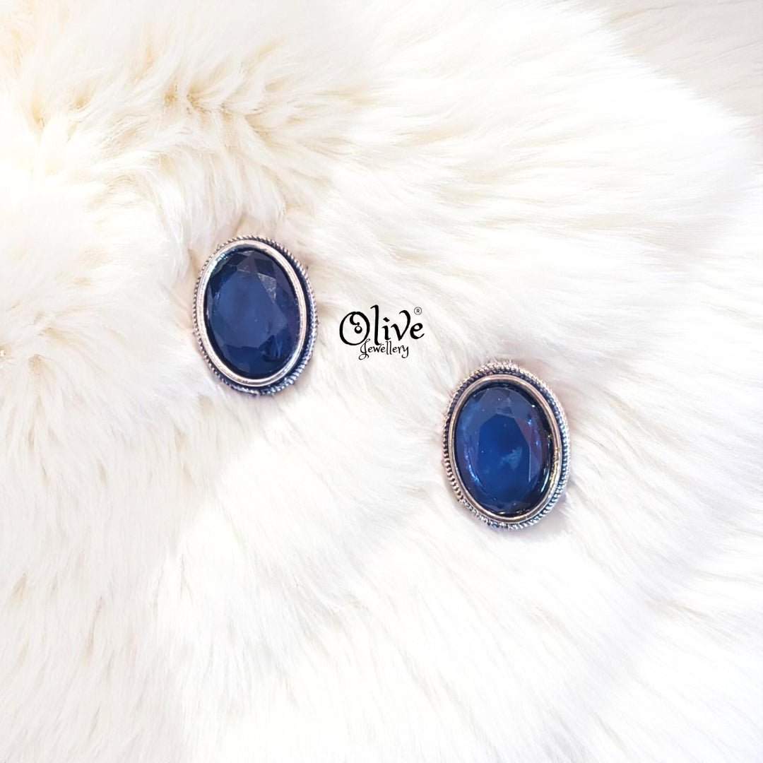 Oxidized Earrings - 248