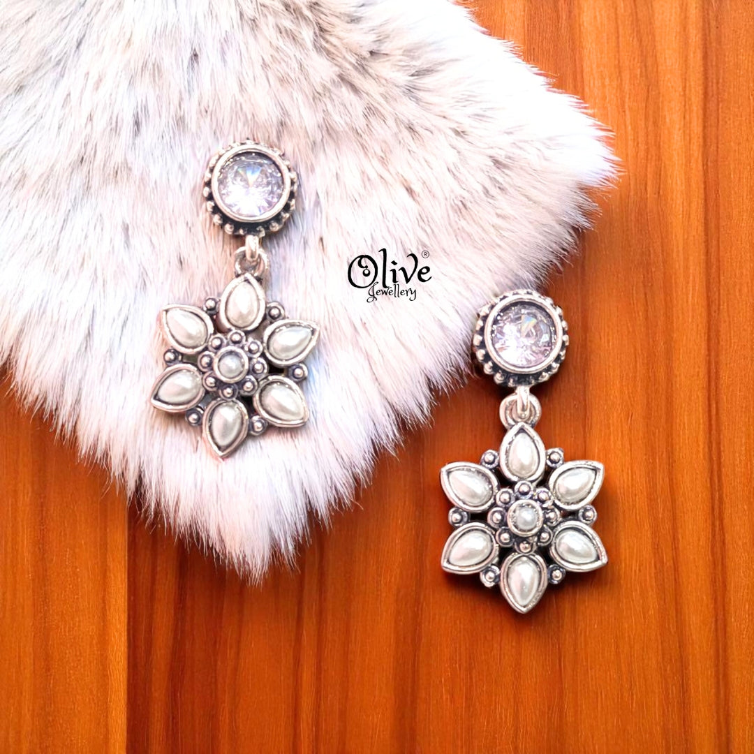 Oxidized Earrings - 278