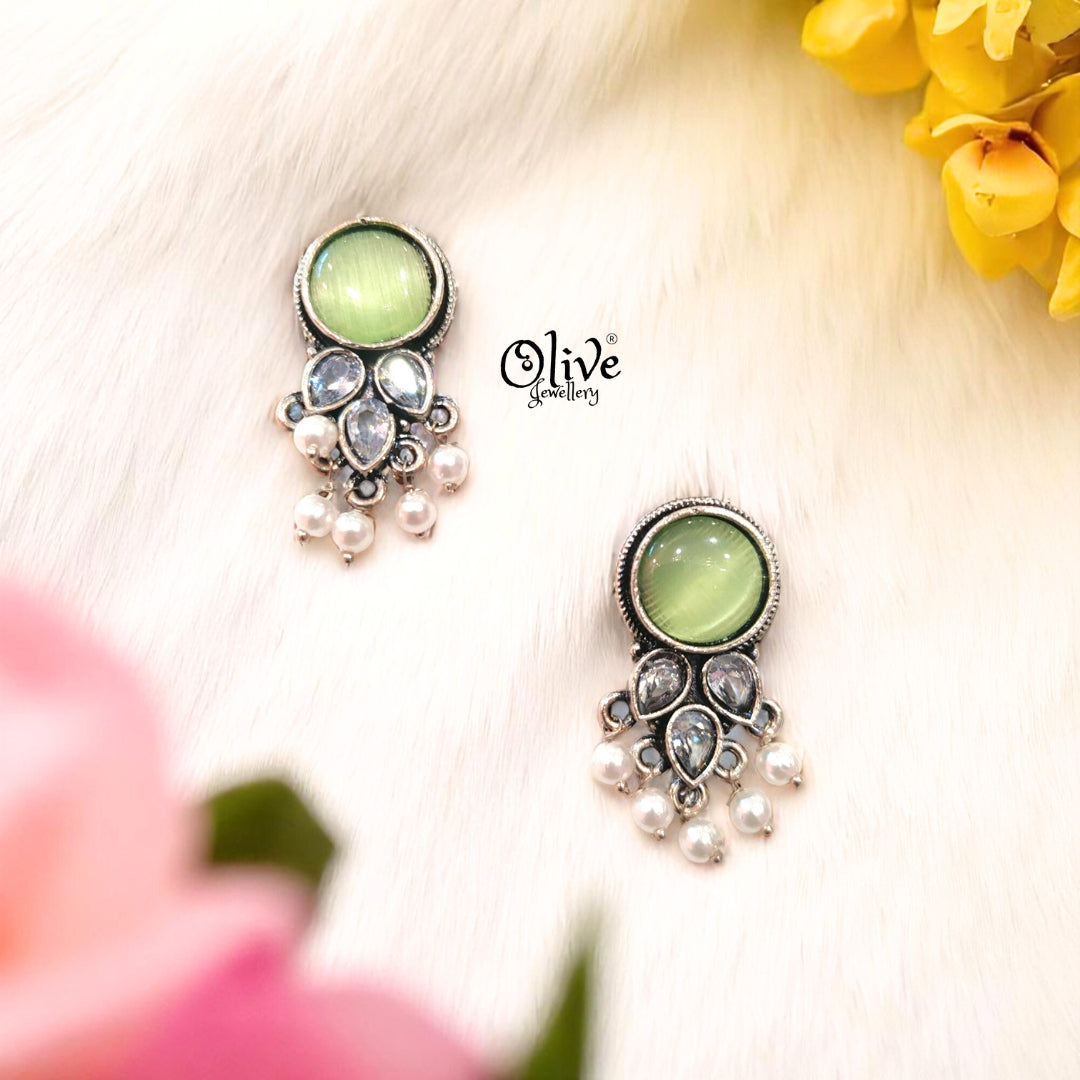 Oxidized Earrings - 289