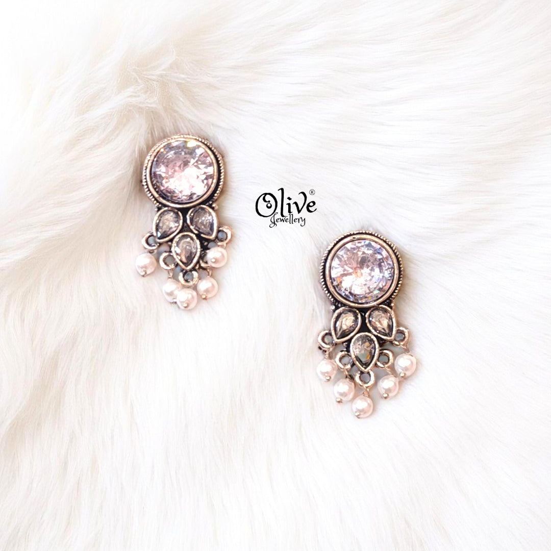 Oxidized Earrings - 289