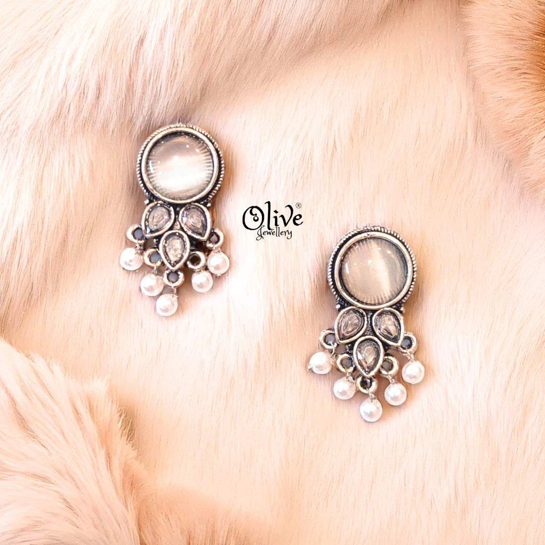Oxidized Earrings - 289