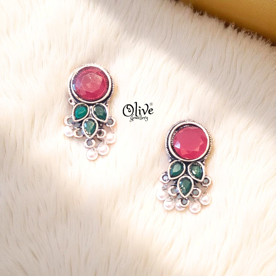 Oxidized Earrings - 289