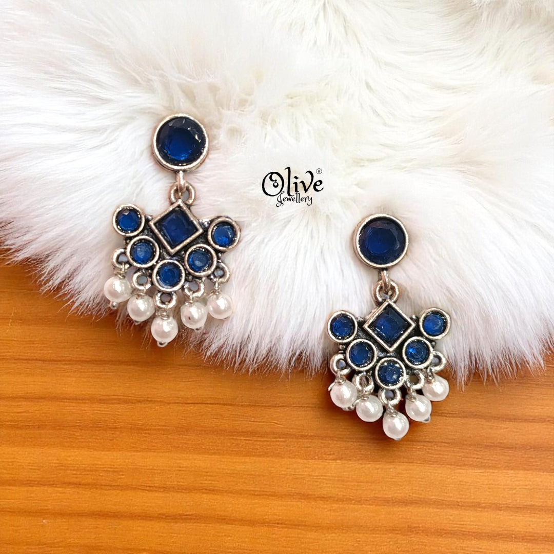 Oxidized Earrings - 310