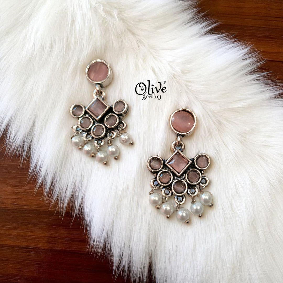 Oxidized Earrings - 310