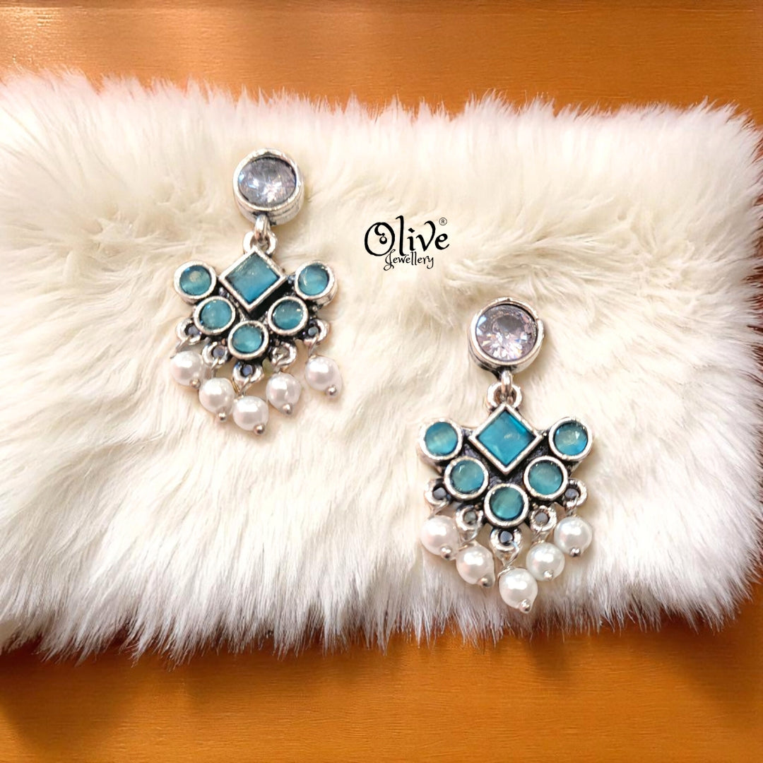 Oxidized Earrings - 310