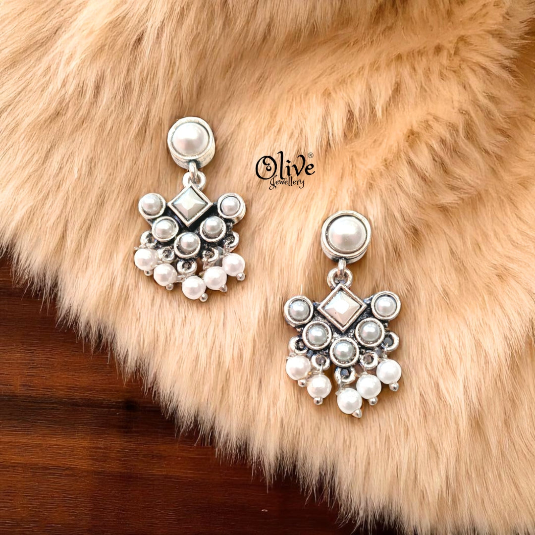 Oxidized Earrings - 310