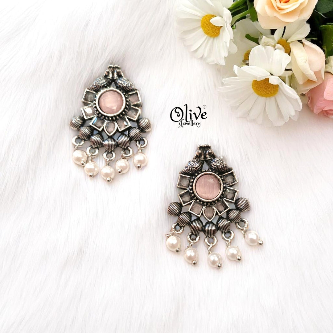 Oxidized Earrings - 332