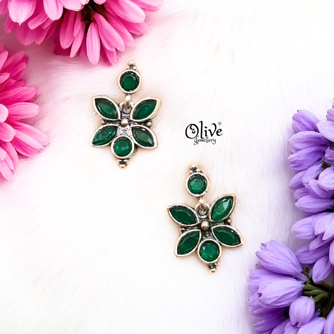 Oxidized Earrings - 355