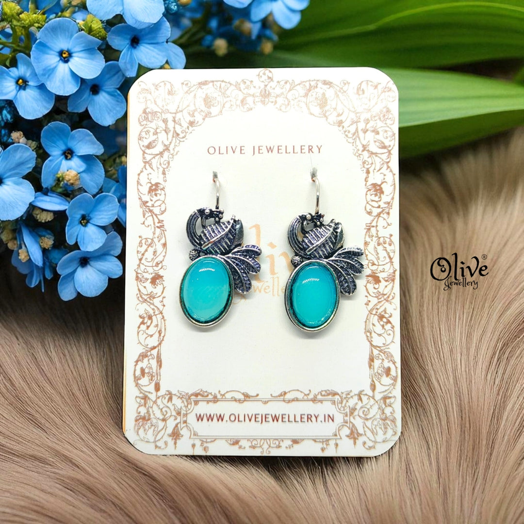 Oxidized Earrings - 585