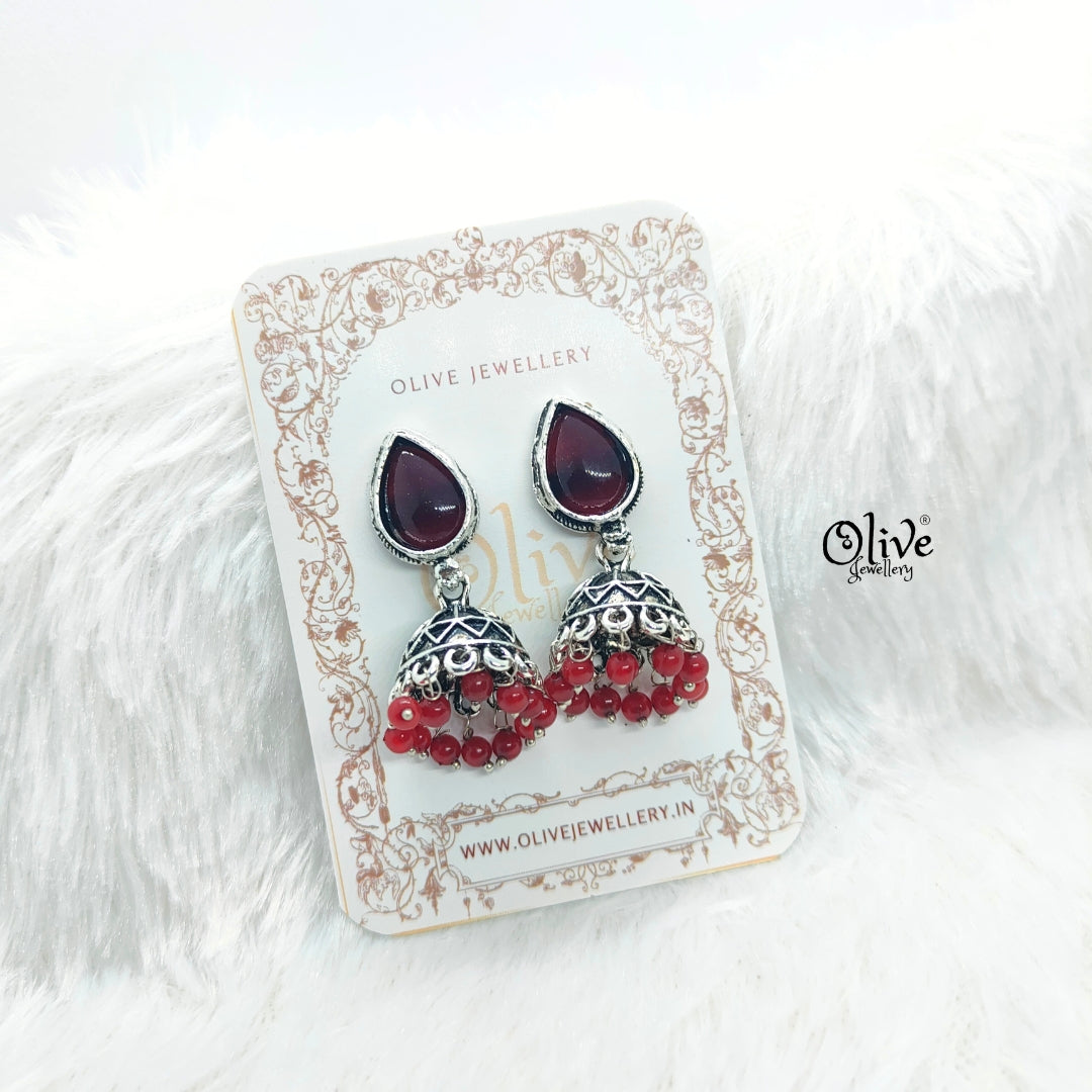 Oxidized Earrings-734
