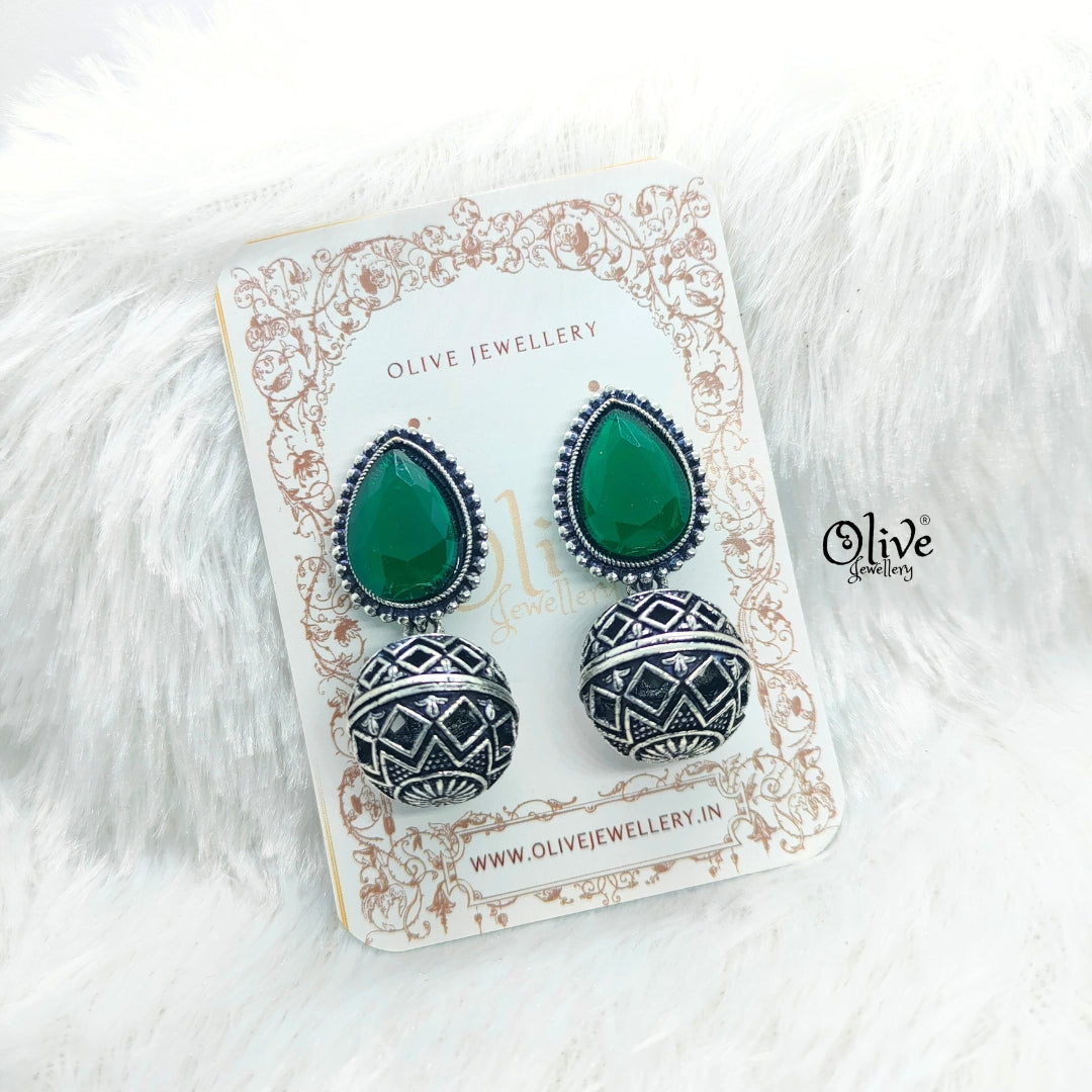 Oxidized Earrings-746