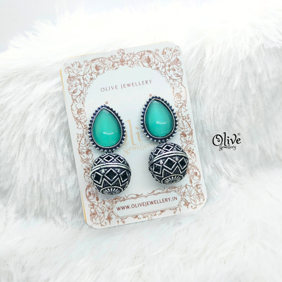 Oxidized Earrings-746
