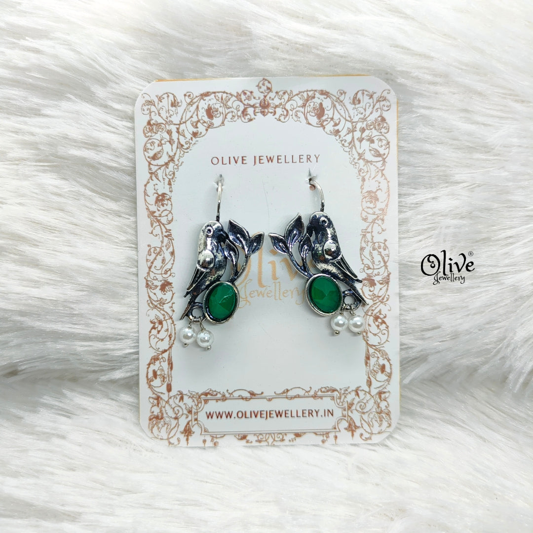 Oxidized Earrings-762