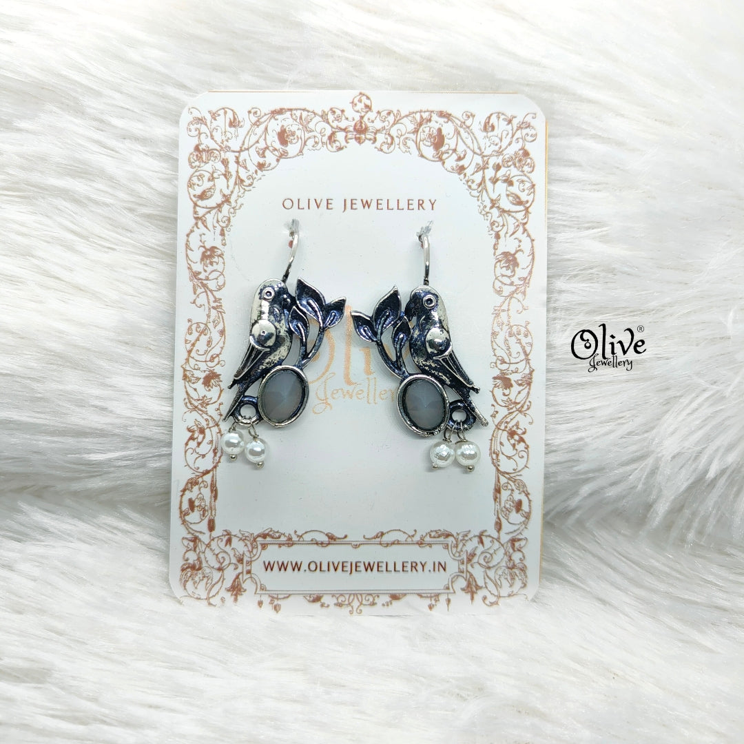 Oxidized Earrings-762