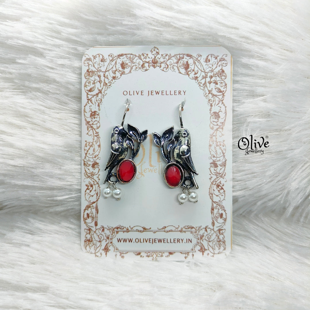 Oxidized Earrings-762