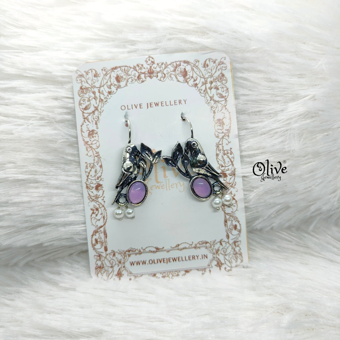 Oxidized Earrings-762