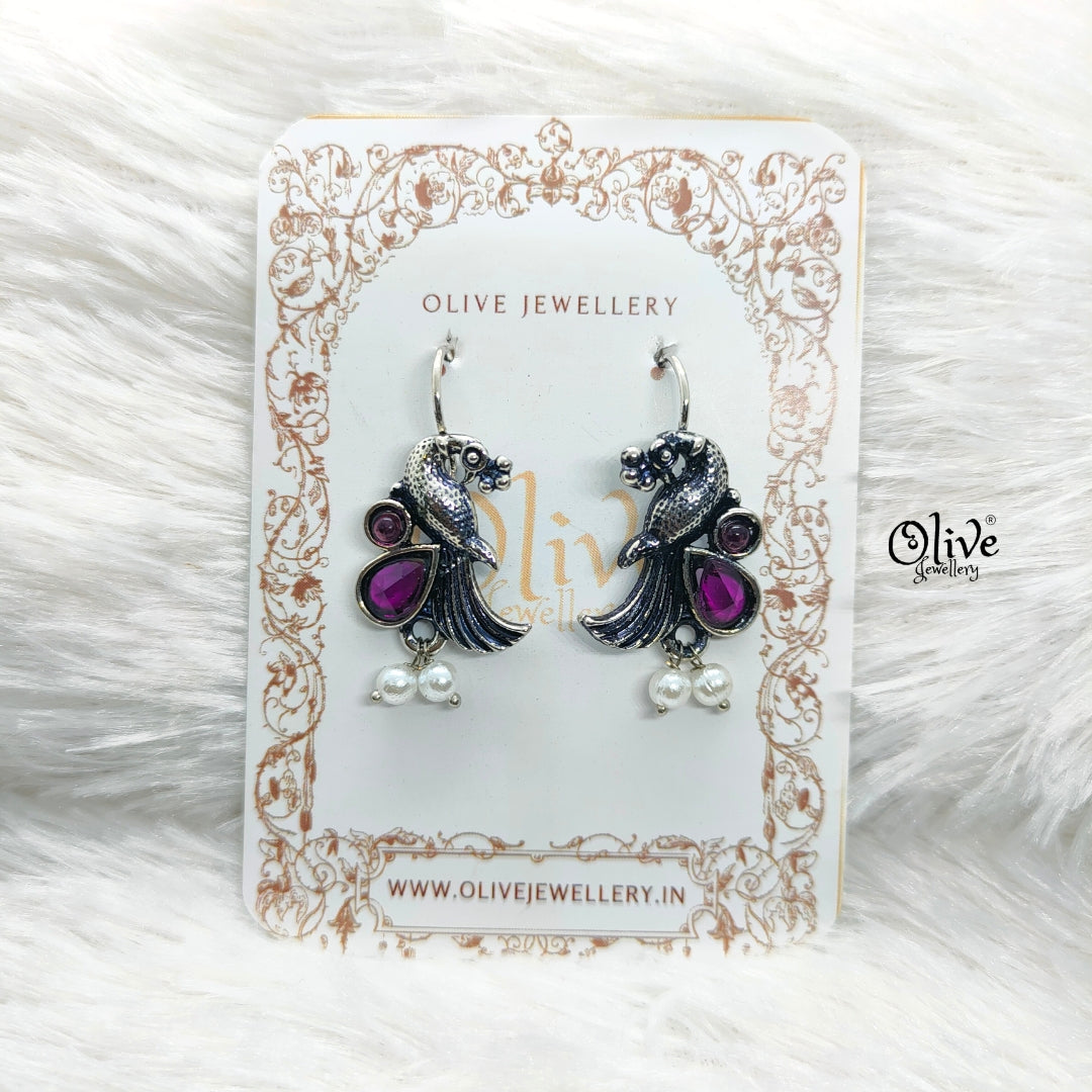 Oxidized Earrings-774
