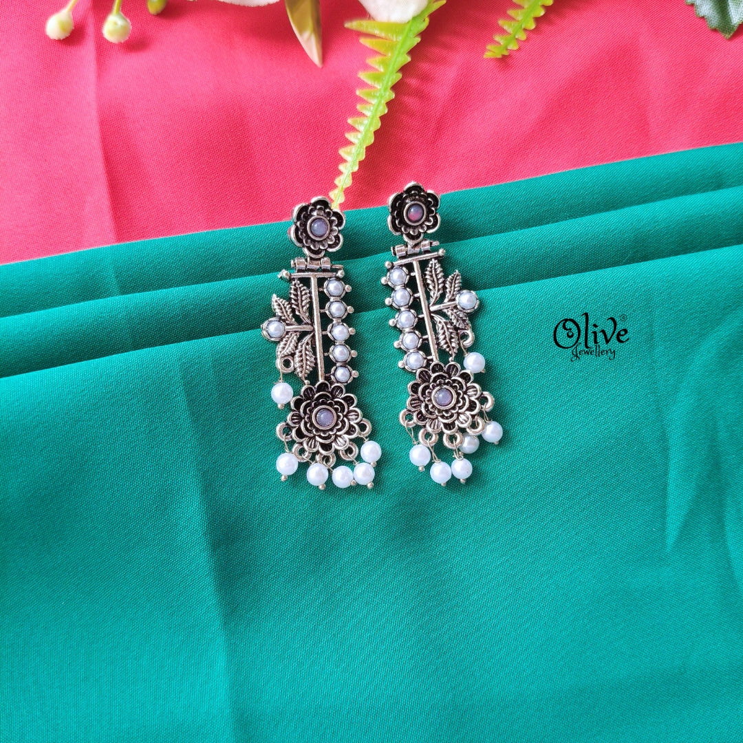 Oxidized Earrings-831