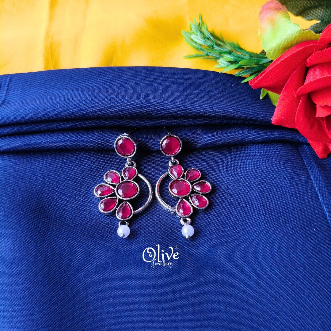 Oxidized Earrings-906