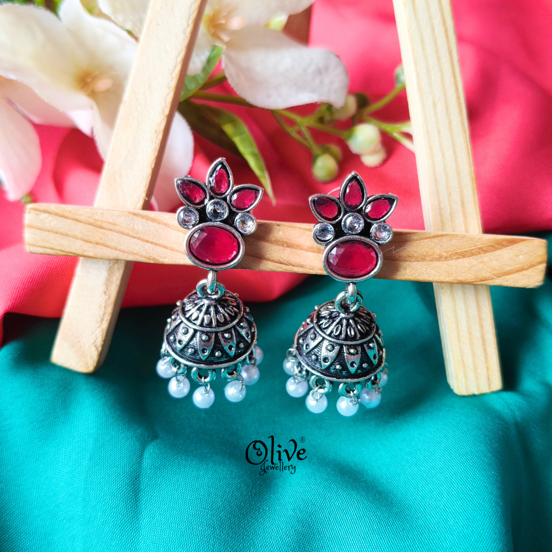 Oxidized Earrings-938