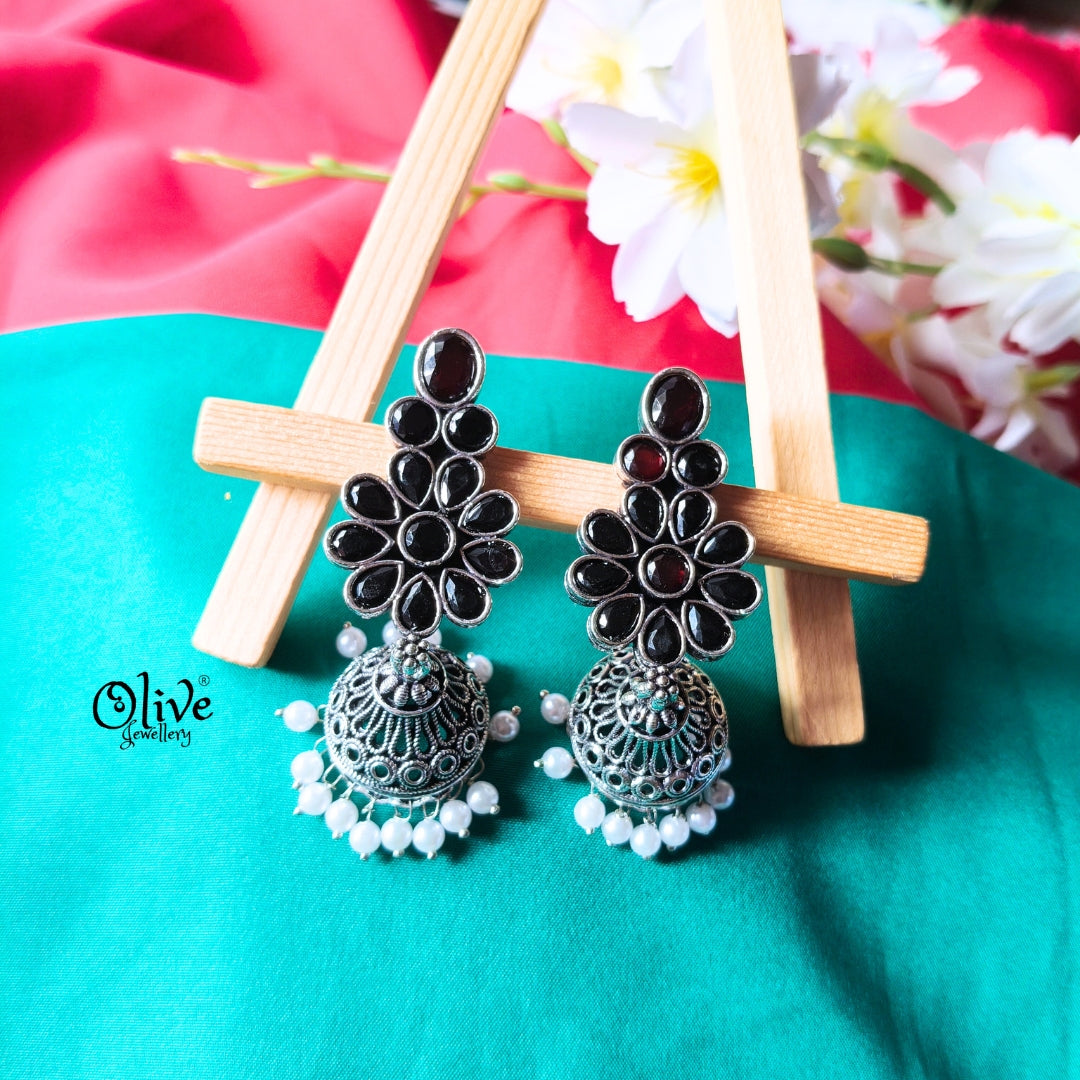 Oxidized Earrings-959