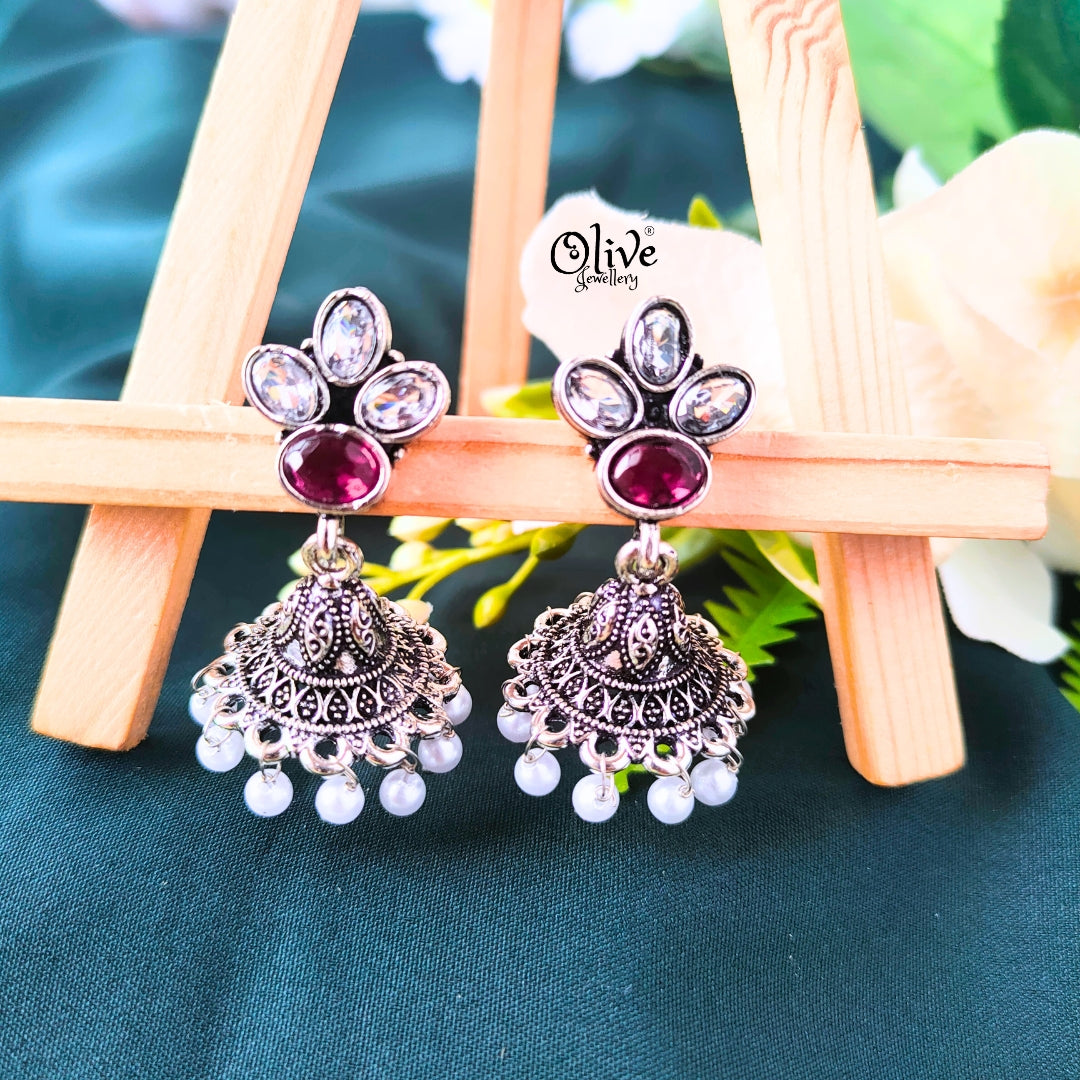 Oxidized Earrings-015