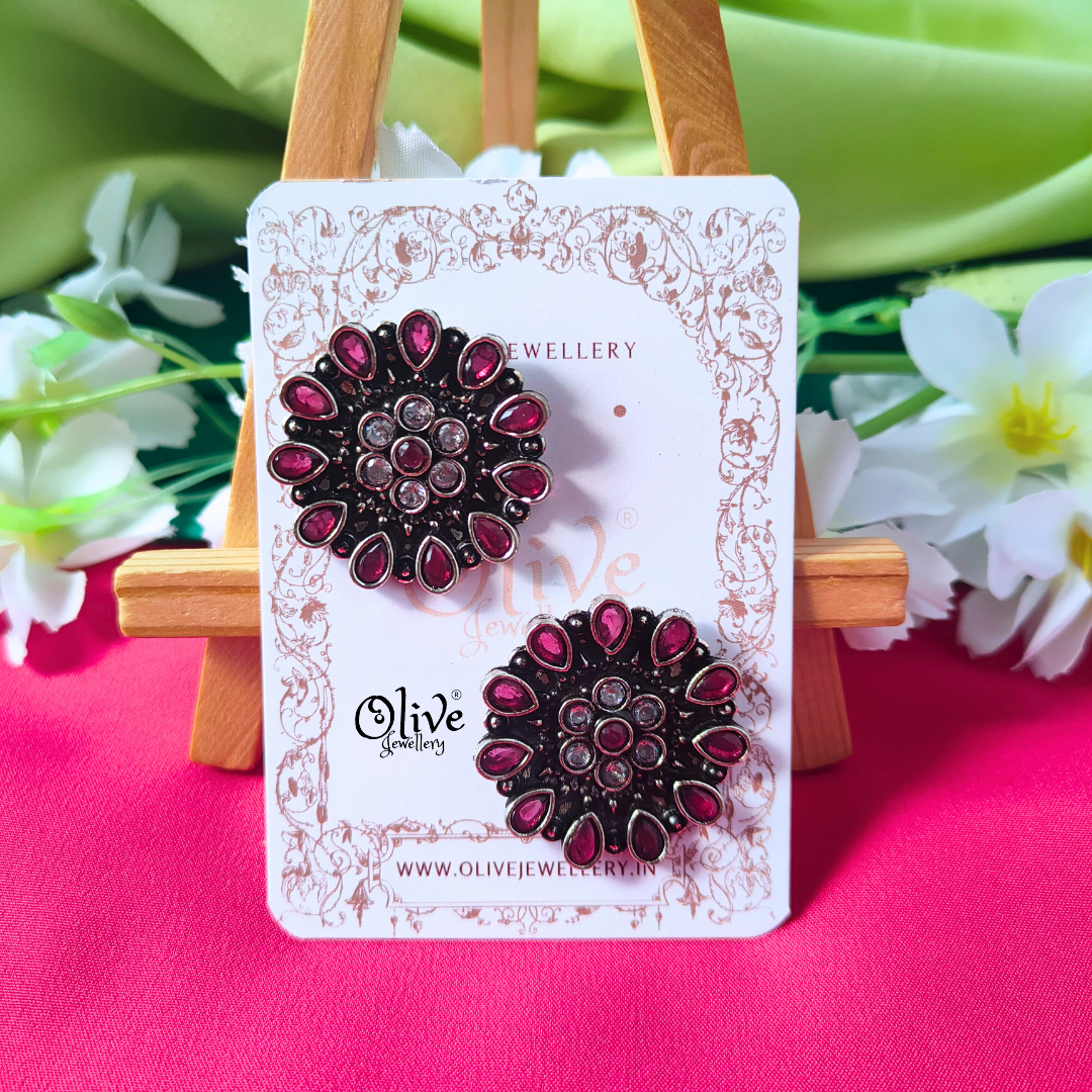 Oxidized Earrings-1156