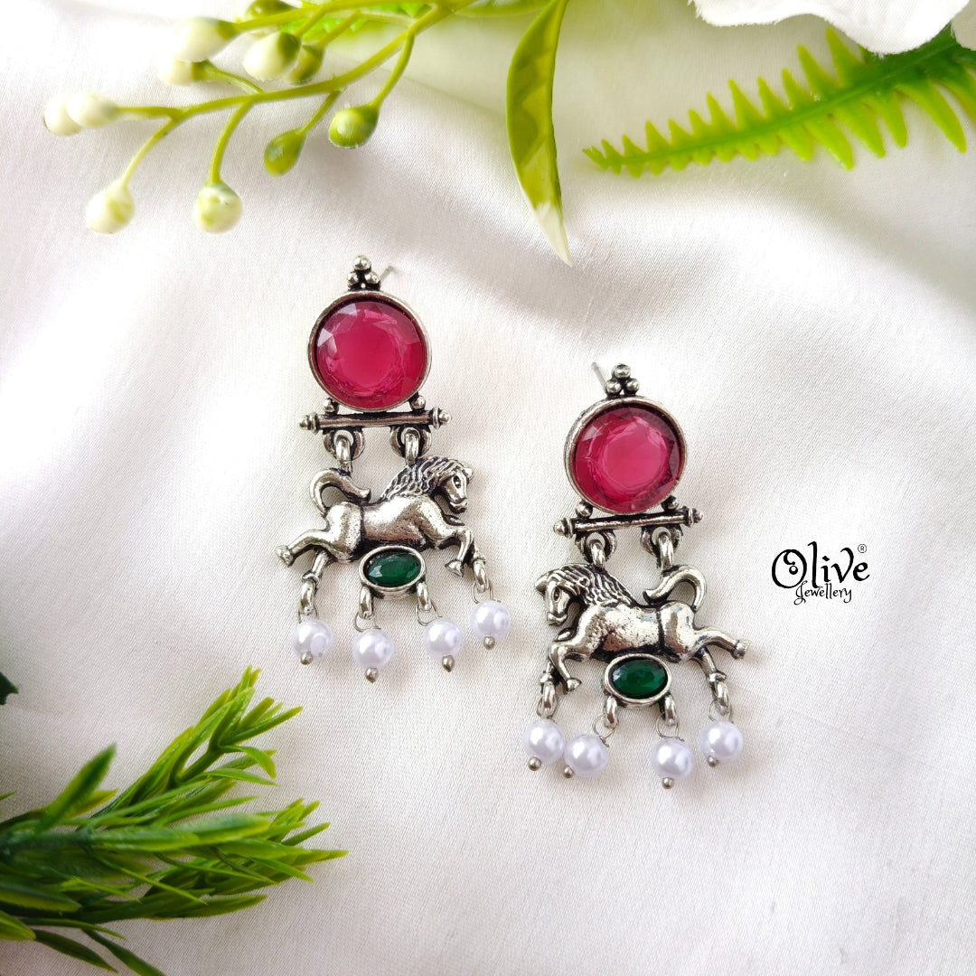Oxidized Earrings-1222