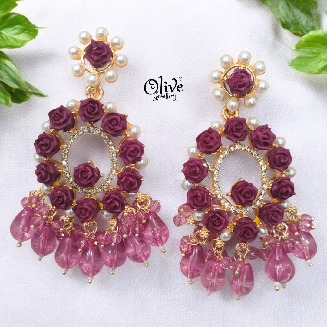 Raga Fusion Earrings -80