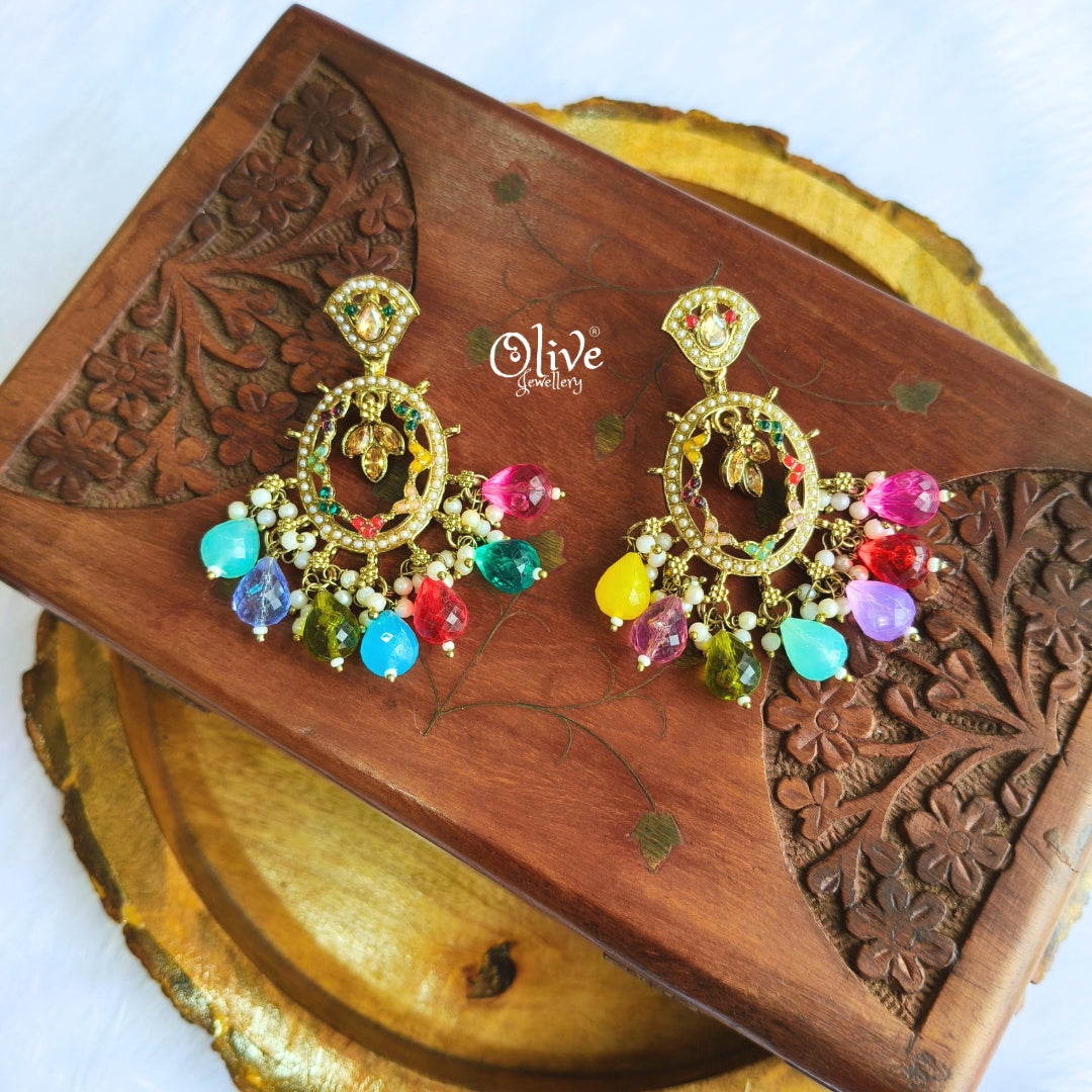 Raga Fusion Earrings - 156
