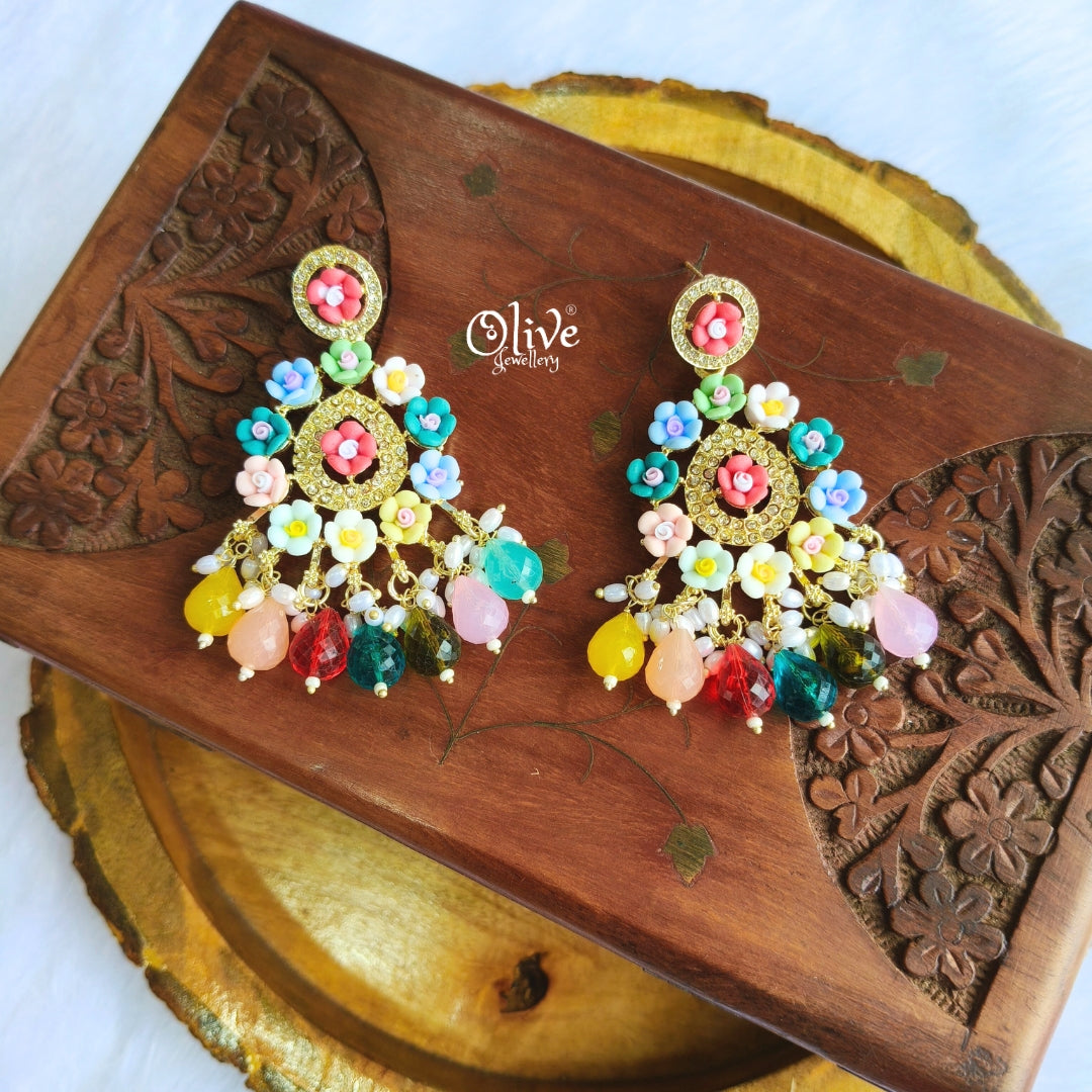 Raga Fusion Earrings - 167