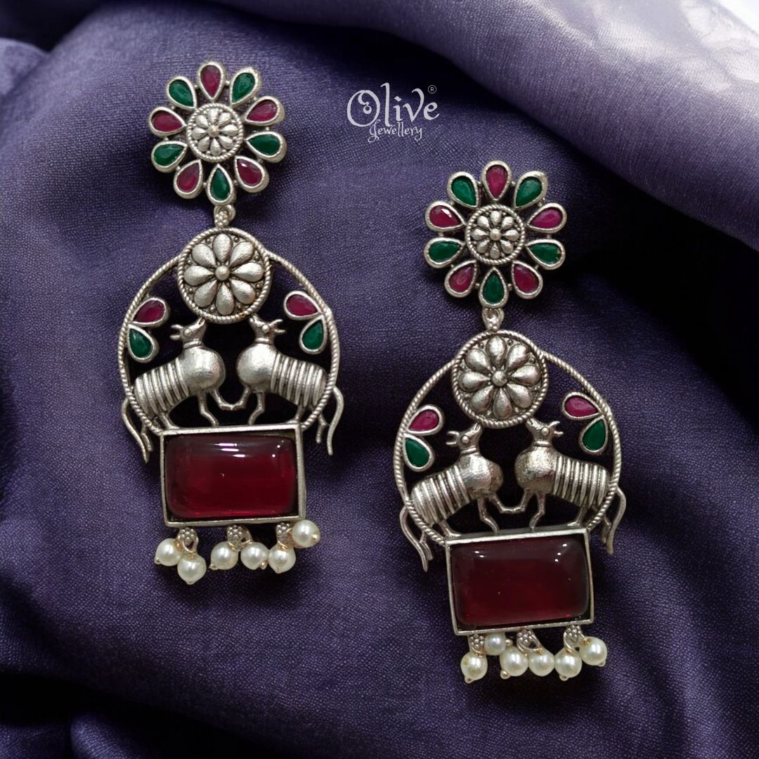 The Silver Floral Cows