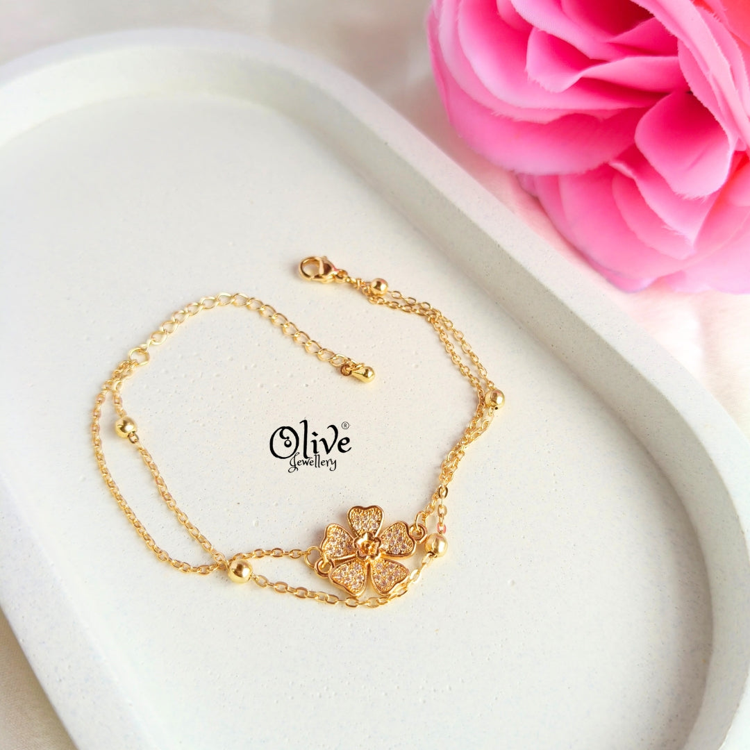 Stainless Steel Bracelets - 2 - Gold Shade