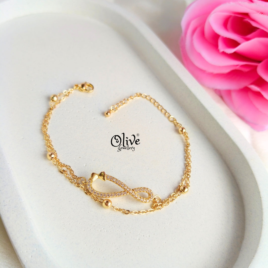 Stainless Steel Bracelets - 4 - Gold Shade