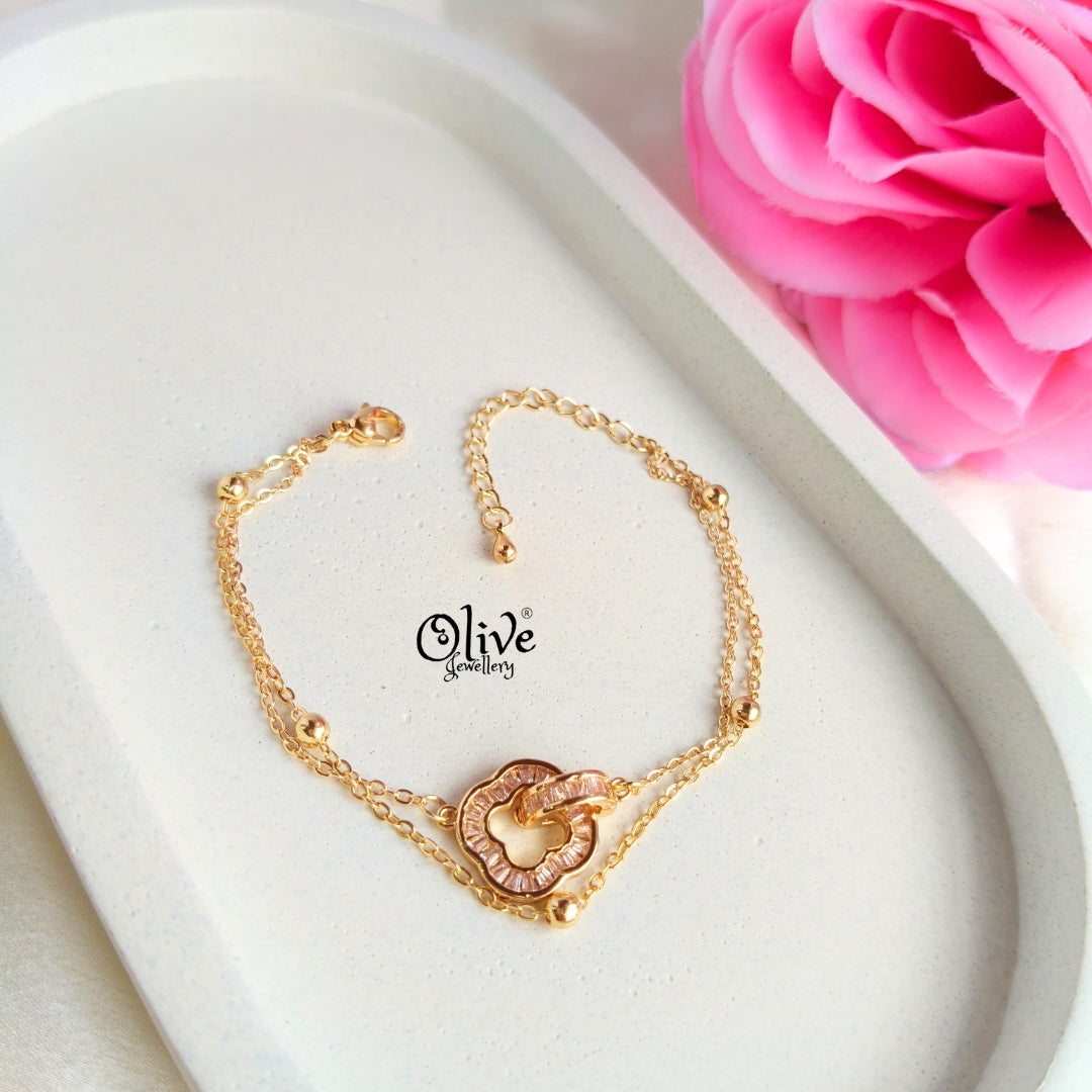 Stainless Steel Bracelets - 6 - Gold Shade