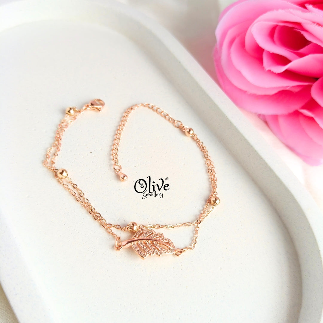 Stainless Steel Bracelets - 9 - Rose Gold Shade