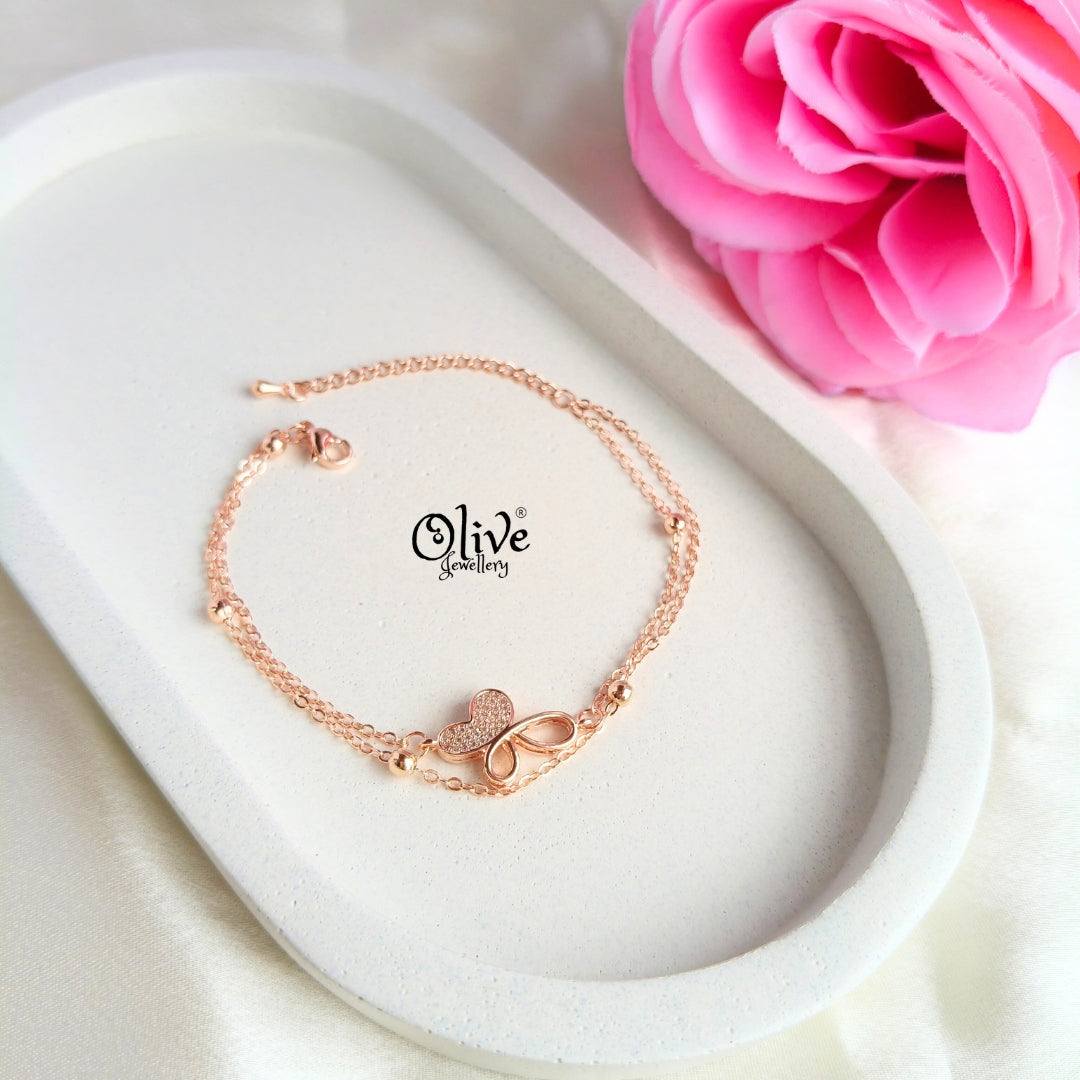 Stainless Steel Bracelets - 10 - Rose Gold Shade