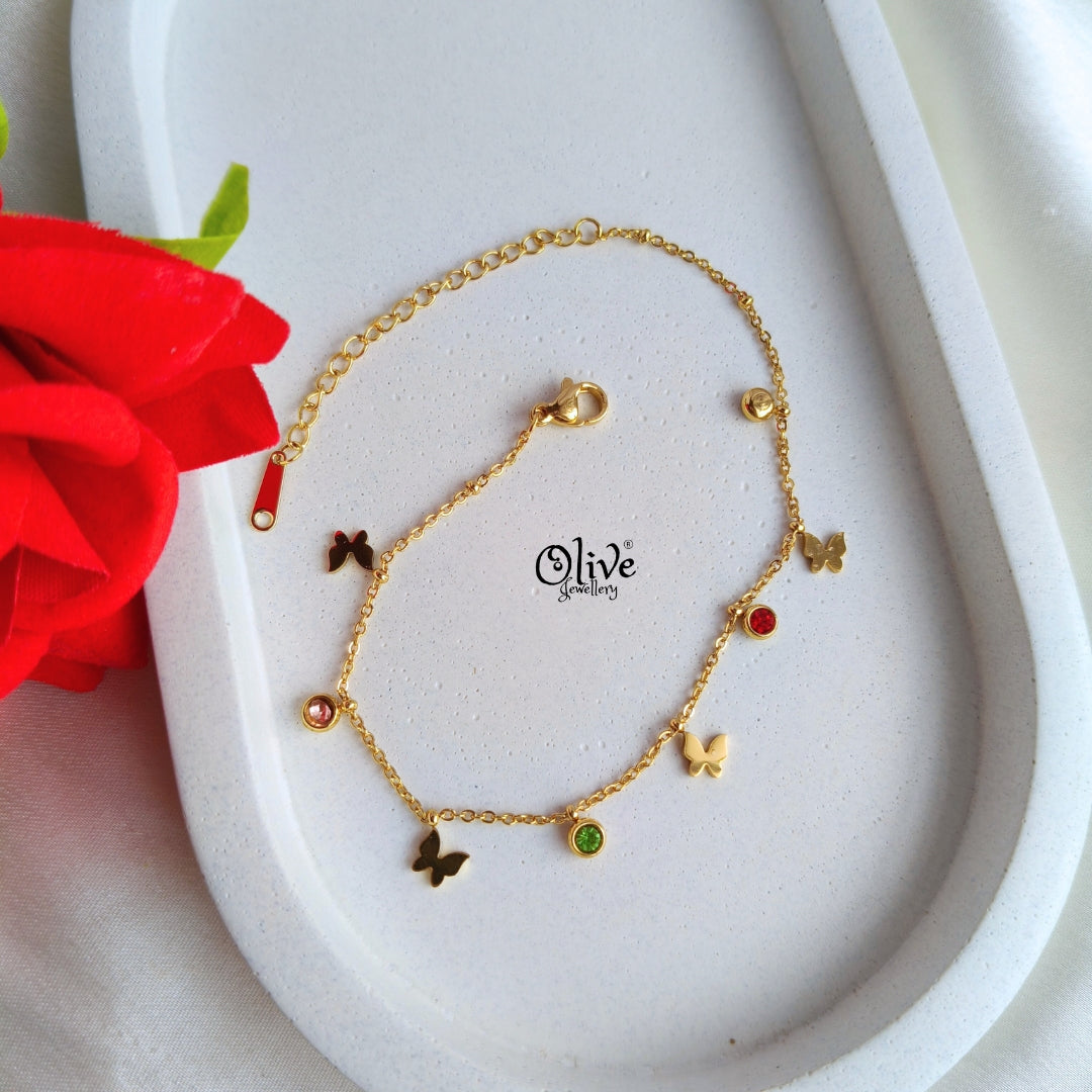 Stainless Steel Bracelets - 25 - Gold Shade