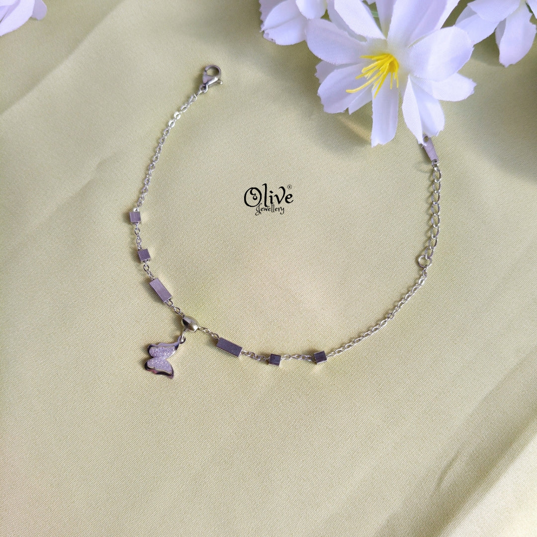 Stainless Steel Bracelets - 29-Silver shade