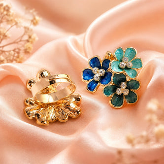 Enamel Finger Rings