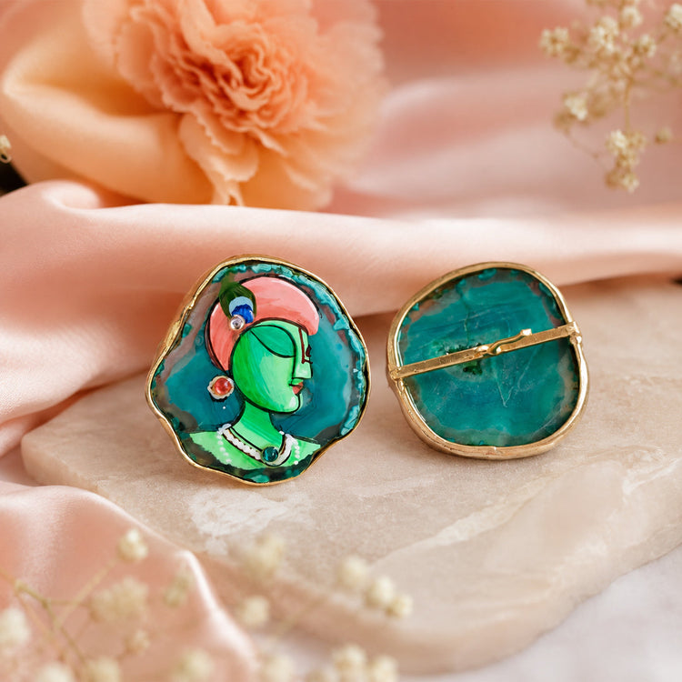 Natural Stone Earrings