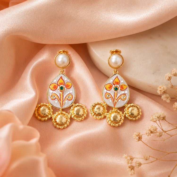 Tanjore Earrings