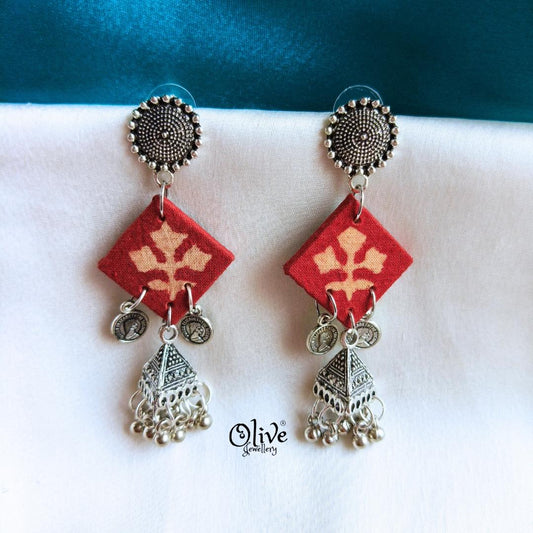 Handmade Kalamkari Earrings -025