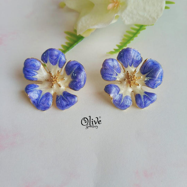 Enamel Earrings-1525