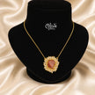 Gem Stone Collection Pendent - Collet Fitting - with Pearls - 26