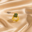 Natural Stones Finger Rings - Claw Fitting - Big Rough Shape -0199